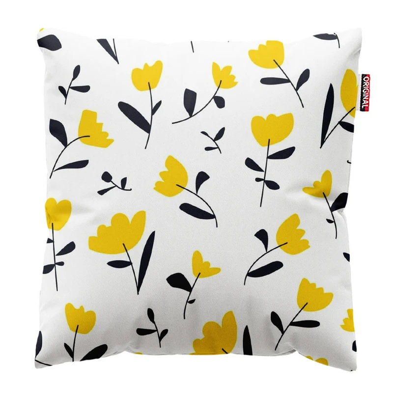 کوسن پاد آفرین طرح گل کد 2360 سایز 30*30 سانتی متر