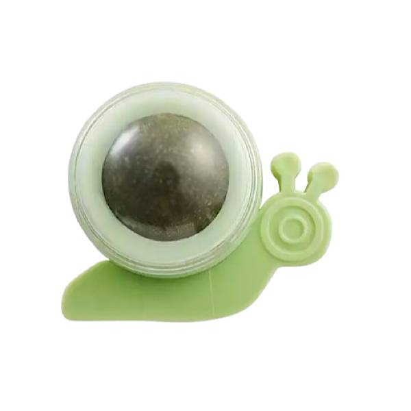 تشویقی گربه مدل آبنبات کتنیپ دار چسبی طرح حلزون