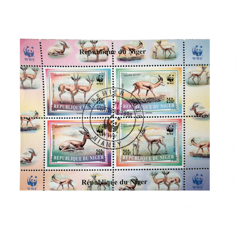 تمبر یادگاری مدل گوزن کد DS2686 مجموعه 4 عددی