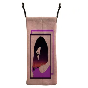 کیف عینک زنانه مدل GIRL کد J04 رنگ صورتی