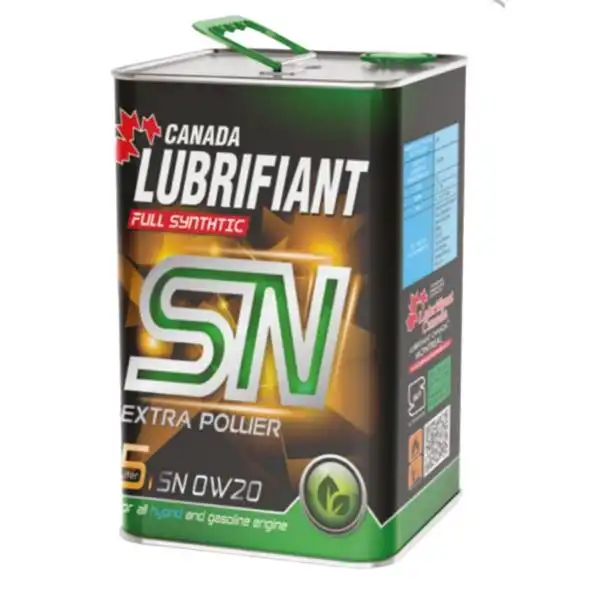 روغن موتور کانادا لوبریفنت مدل EXTRA POWER SN 0W20 حجم 5 لیتر