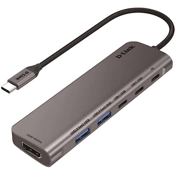 هاب 6 پورت USB-C دیلینک مدل DUB-C106 هاب 6 پورت USB-C دیلینک مدل DUB-C106