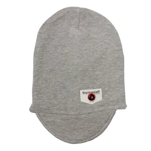 کلاه بچگانه مدل نقابدار 1032 رنگ طوسی