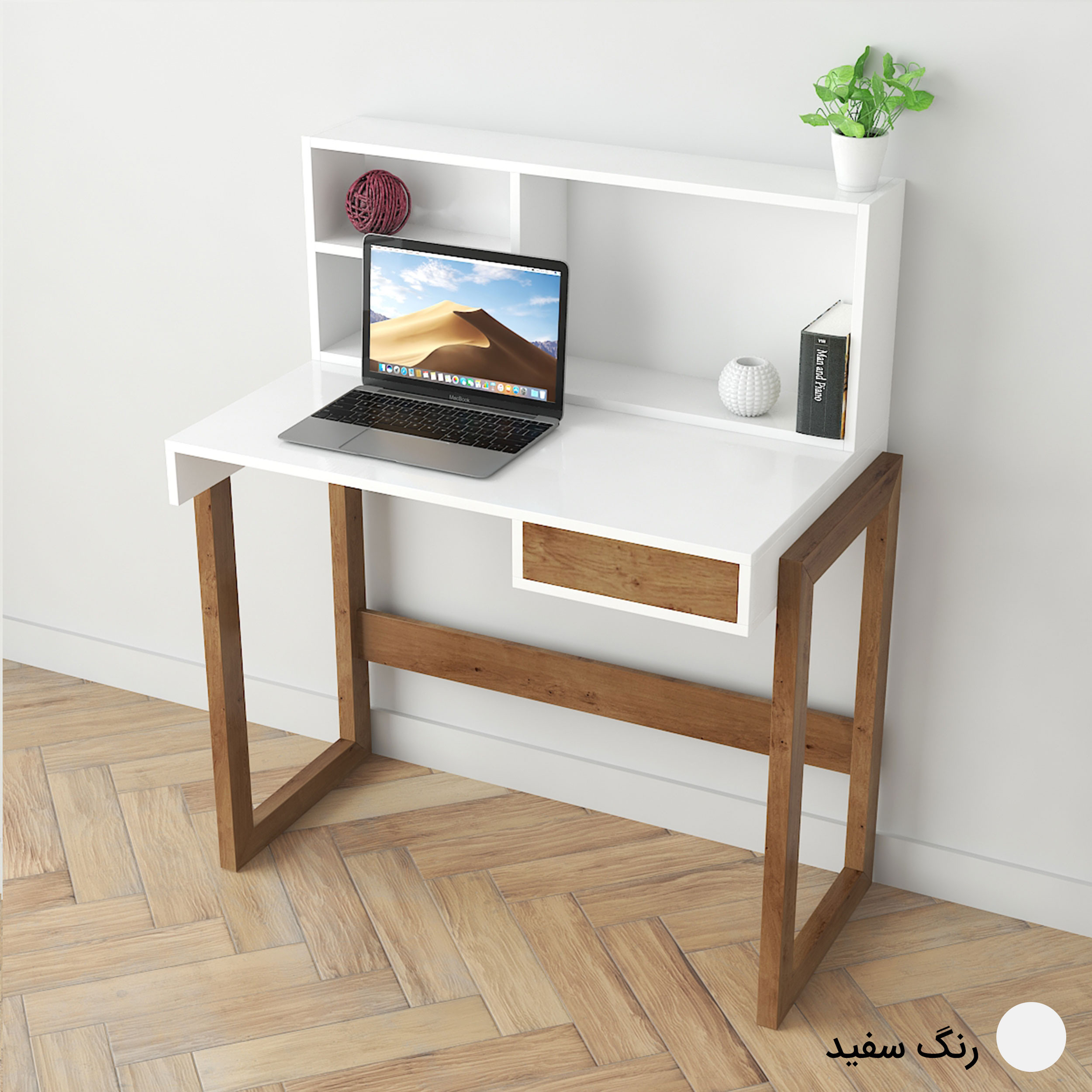 میز تحریر طرح کتابخانه دار مدل کاوه 2 کد K1 میز تحریر طرح کتابخانه دار مدل کاوه 2 کد K1