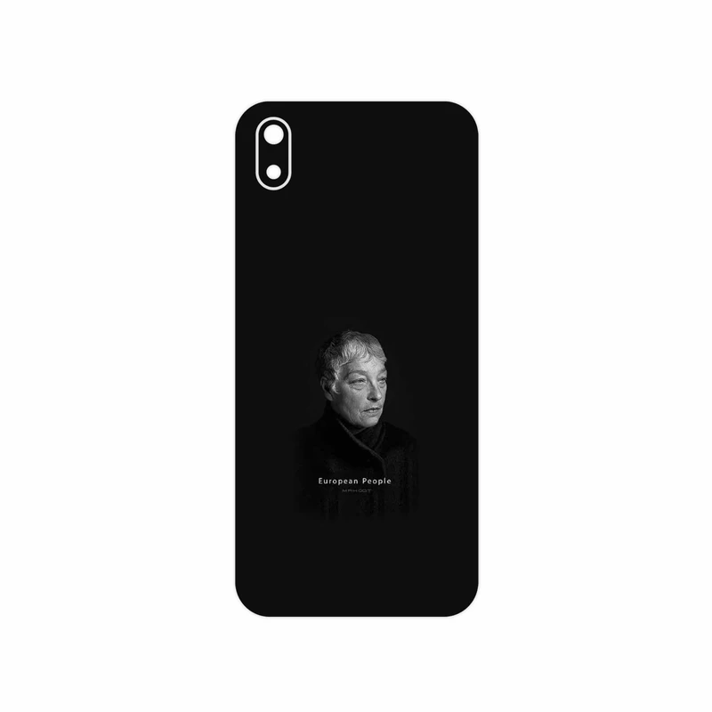 برچسب پوششی ماهوت مدل Portrait of a European Woman مناسب برای گوشی موبایل هوآوی Y5 2019