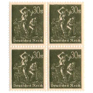 تمبر یادگاری مدل 30 مارک آلمان بسته 4 عددی 