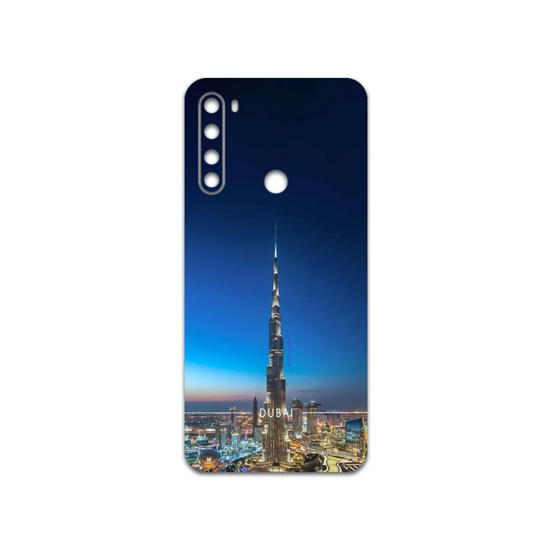 برچسب پوششی ماهوت مدل Dubai-City مناسب برای گوشی موبایل شیائومی Redmi Note 8 2021