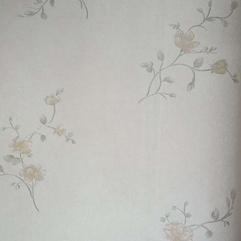 کاغذ دیواری مدل تک گل شاین دار برجسته 1013