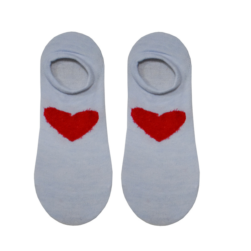 جوراب زنانه طرح قلب مدل Anp 215