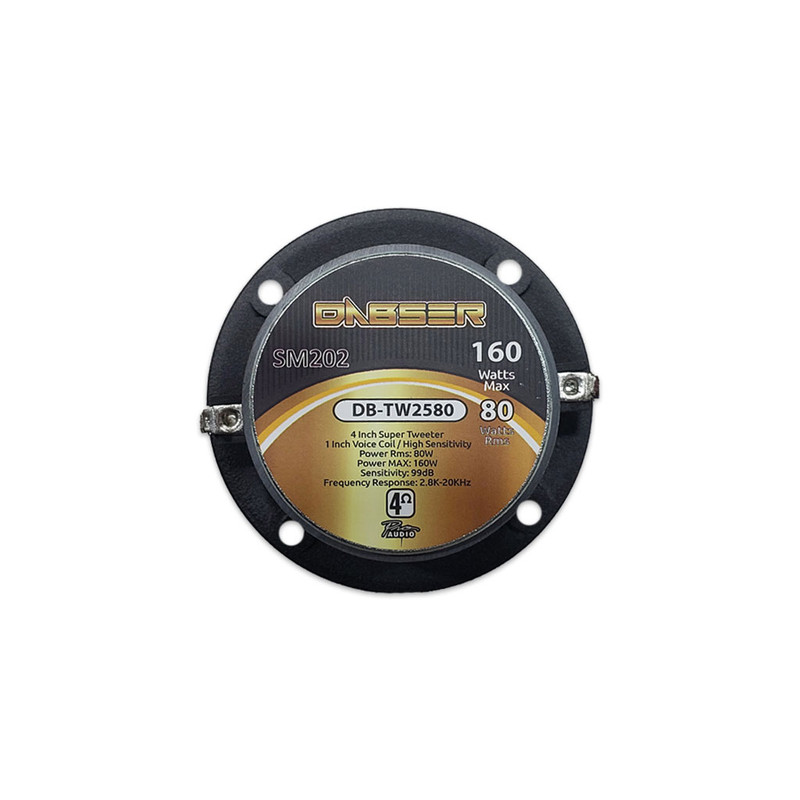 سوپر تیوتر پشت خودرو دابسر مدل SM202 سایز 4 اینچ بسته دو عددی