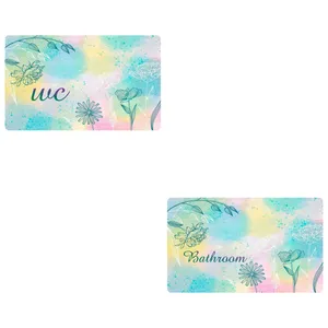 پادری مدل سه لایه رویه مخمل طرح حمام و سرویس بهداشتی کد 41112 مجموعه دو عددی