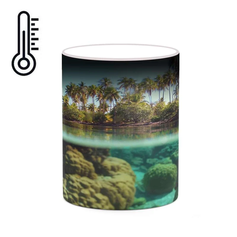 ماگ حرارتی کاکتی مدل منظره کد mgh18247