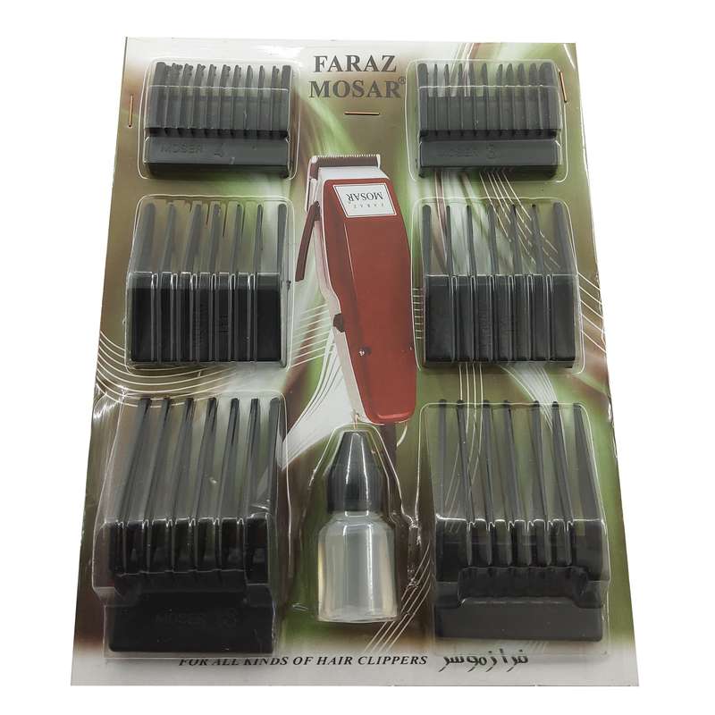 شانه یدک ماشین اصلاح فراز موسر مدل 61 بسته 6 عددی به همراه روغن شانه یدک ماشین اصلاح فراز موسر مدل 61 بسته 6 عددی به همراه روغن