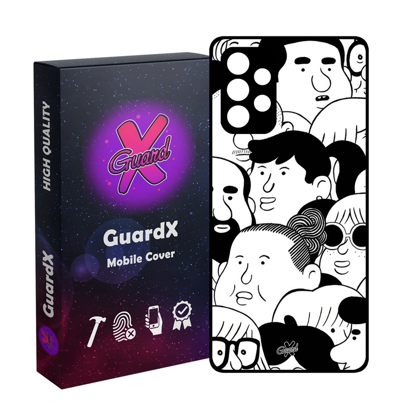کاور گارد ایکس طرح آدم مدل Glass10641 مناسب برای گوشی موبایل سامسونگ Galaxy A73