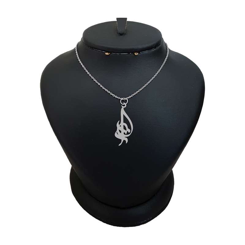 گردنبند نقره زنانه ترمه ۱ مدل رزا کد ma 1087