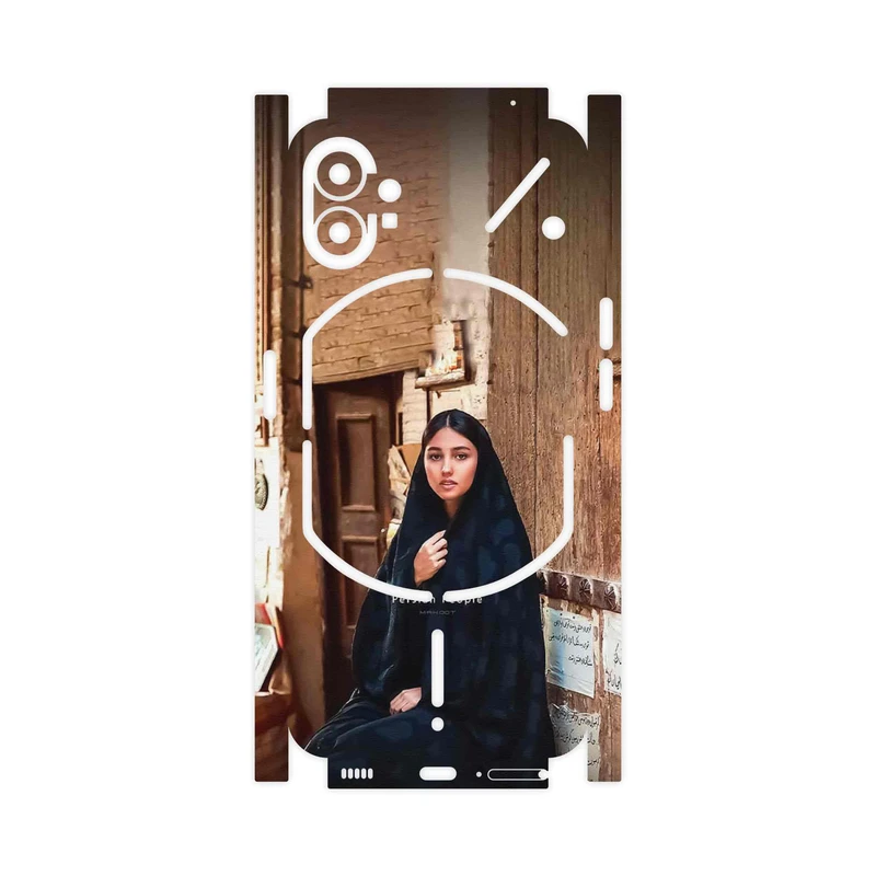 برچسب پوششی ماهوت مدل Portrait of an Iranian Woman-FullSkin مناسب برای گوشی موبایل ناتینگ Phone 1