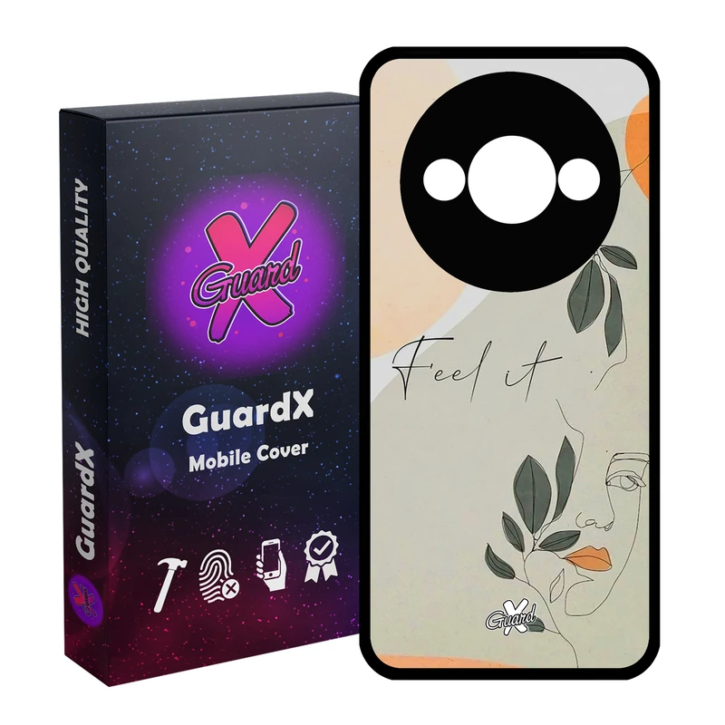 کاور گارد ایکس طرح دختر مدل Glass10387 مناسب برای گوشی موبایل شیائومی Redmi A3 4G/ A3X 4G/ Poco C61