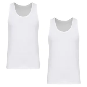 زیرپوش رکابی یقه گرد مردانه آیدا جید مدل نخ پنبه کد 5330-2 بسته 2 عددی