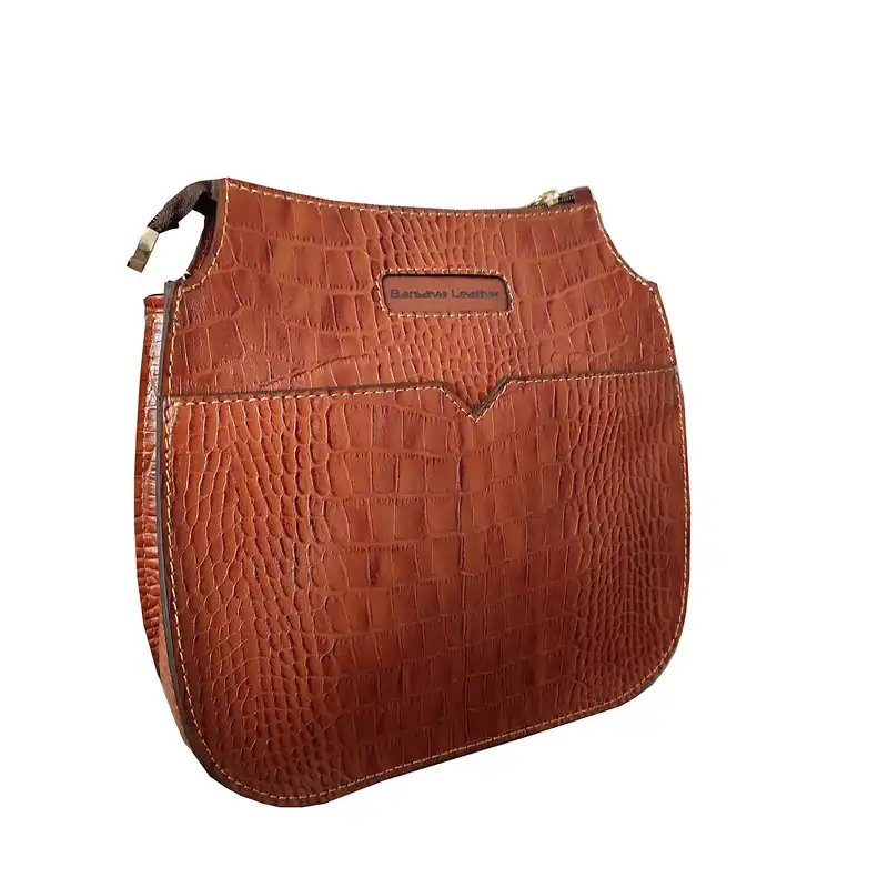 کیف رودوشی زنانه چرم بارثاوا کد 1381