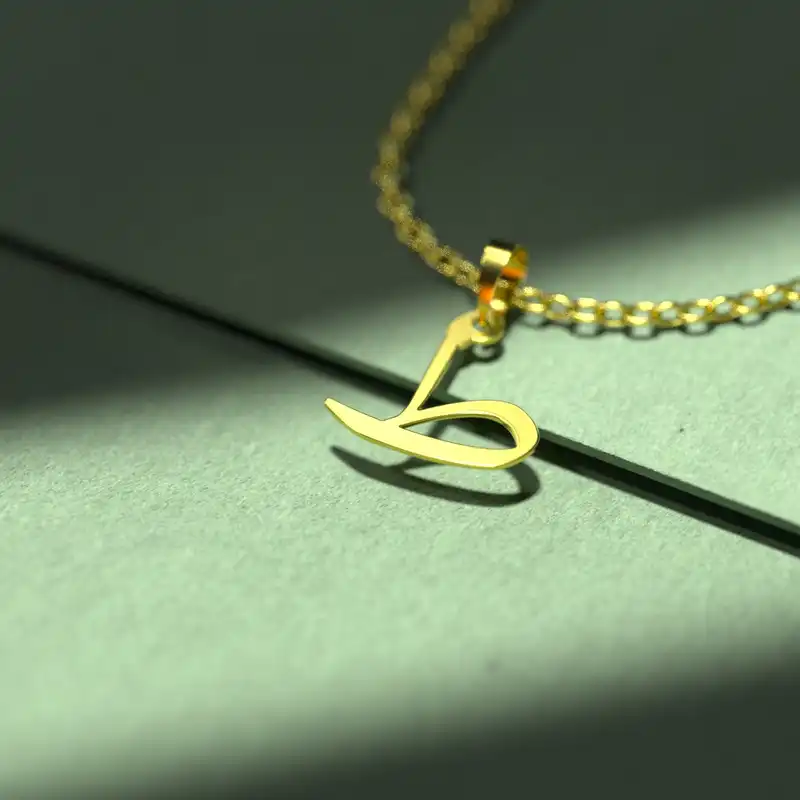 گردنبند طلا 18 عیار زنانه مدوپد مدل حرف ط کد I3-1-1511