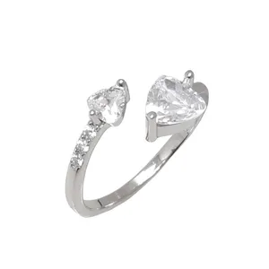 انگشتر نقره زنانه کد 163