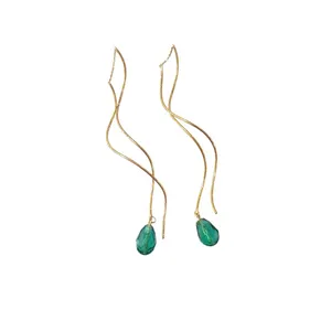 گوشواره طلا 18 عیار زنانه کانیار گالری مدل GA46