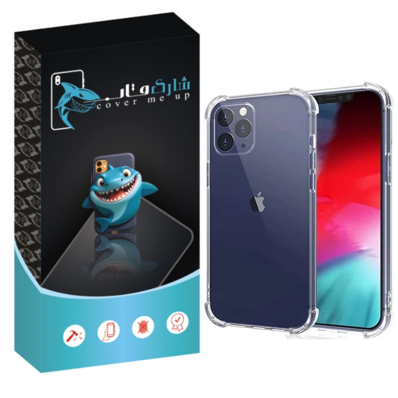 کاور شارک قاب مدل Crystal مناسب برای گوشی موبایل اپل Iphone 16 Pro