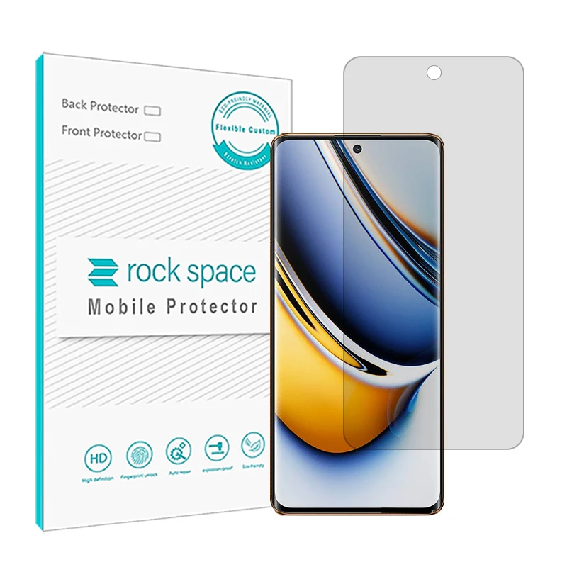 محافظ صفحه نمایش شفاف راک اسپیس مدل HyGEL مناسب برای گوشی موبایل ریلمی 11 Pro Plus