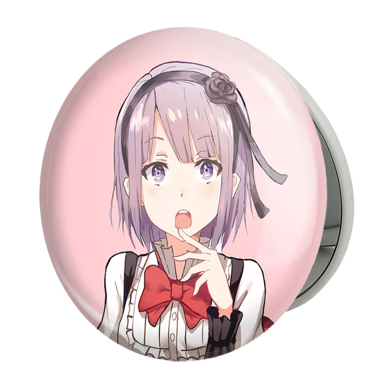 آینه جیبی خندالو طرح شیداره  انیمه داگاشی کاشی Dagashi Kashi مدل تاشو کد 23401 