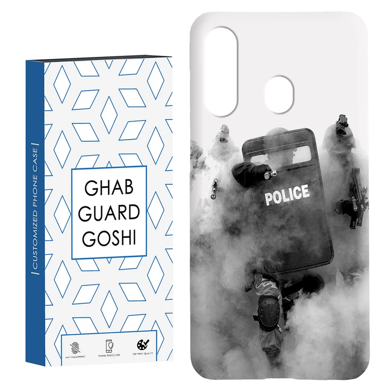 کاور قاب گارد گوشی طرح police کد Dimo-136 مناسب برای گوشی موبایل سامسونگ Galaxy A60 / M40