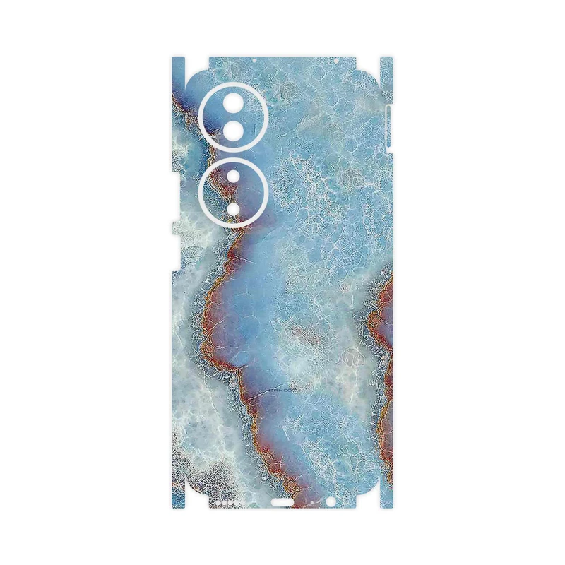 برچسب پوششی ماهوت مدل Blue_Ocean_Marble-FullSkin مناسب برای گوشی موبایل آنر X7b