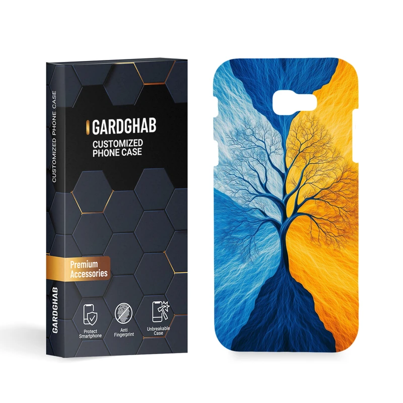 کاور گارد قاب مدل هنری مناسب برای گوشی موبایل سامسونگ Galaxy A7 2017 / A720