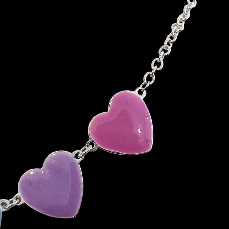 گردنبند دخترانه مدل قلب کد R01 گردنبند دخترانه مدل قلب کد R01