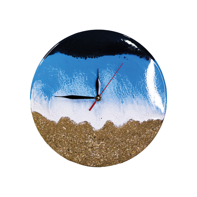 ساعت دیواری رزینی مدل دریا