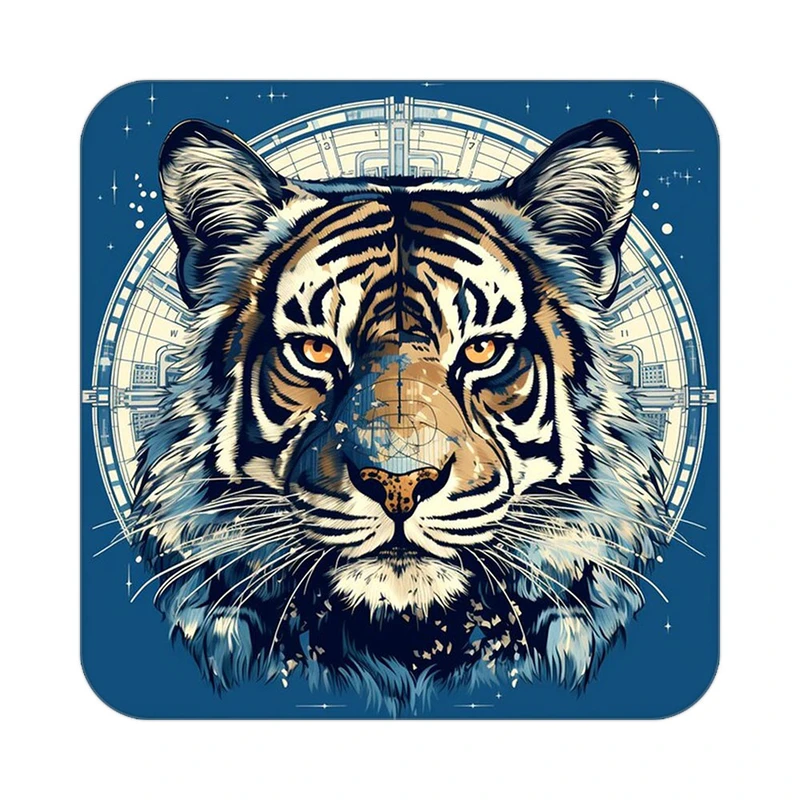 زیر لیوانی کاکتی طرح شیر مدل mp24045