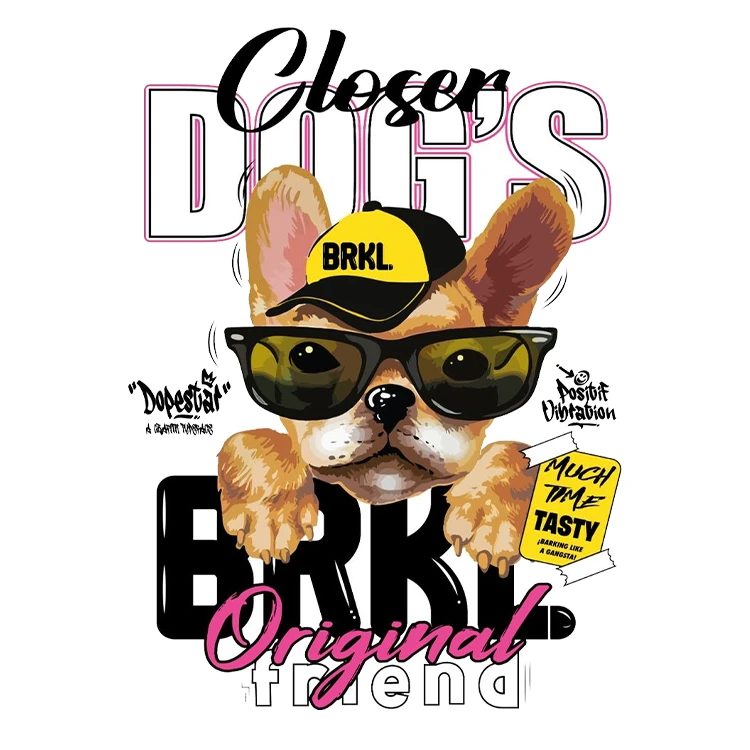 استیکر پارچه و لباس پاد آفرین مدل کارتونی کد S977