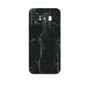 MAHOOT Graphite-Green-Marble Cover Sticker for Samsung Galaxy S8 Plus