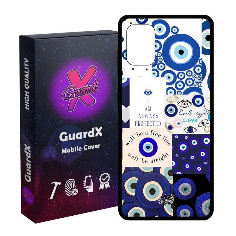 کاور گارد ایکس طرح چشم نظر مدل Glass10430 مناسب برای گوشی موبایل سامسونگ Galaxy A31