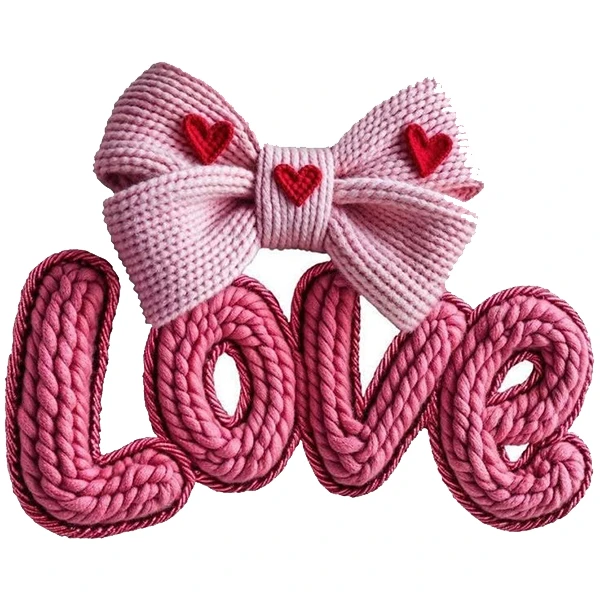 استیکر پارچه و لباس پاد آفرین طرح عشق کد 5562