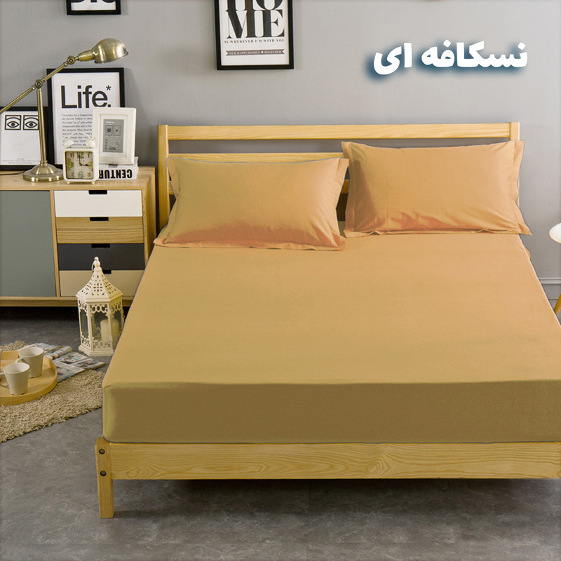 سرویس ملحفه بومرنگ مدل Simple-90 یکنفره 2 تکه
