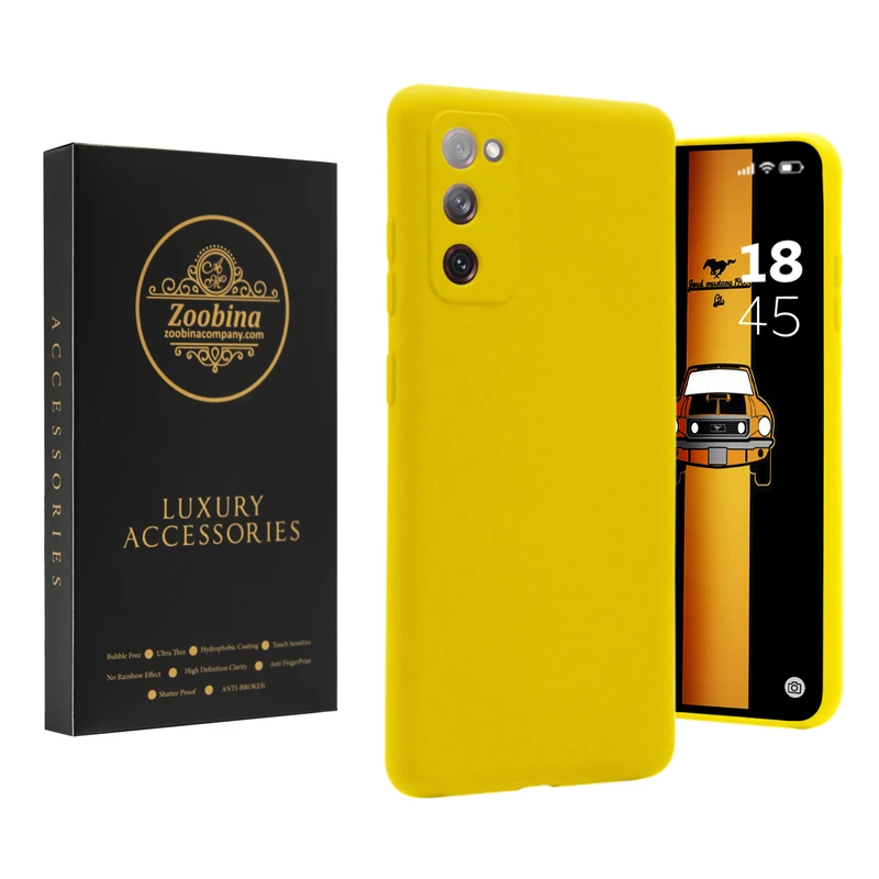 کاور زوبینا مدل سیلیکون مناسب برای گوشی موبایل سامسونگ Galaxy S20 Fe