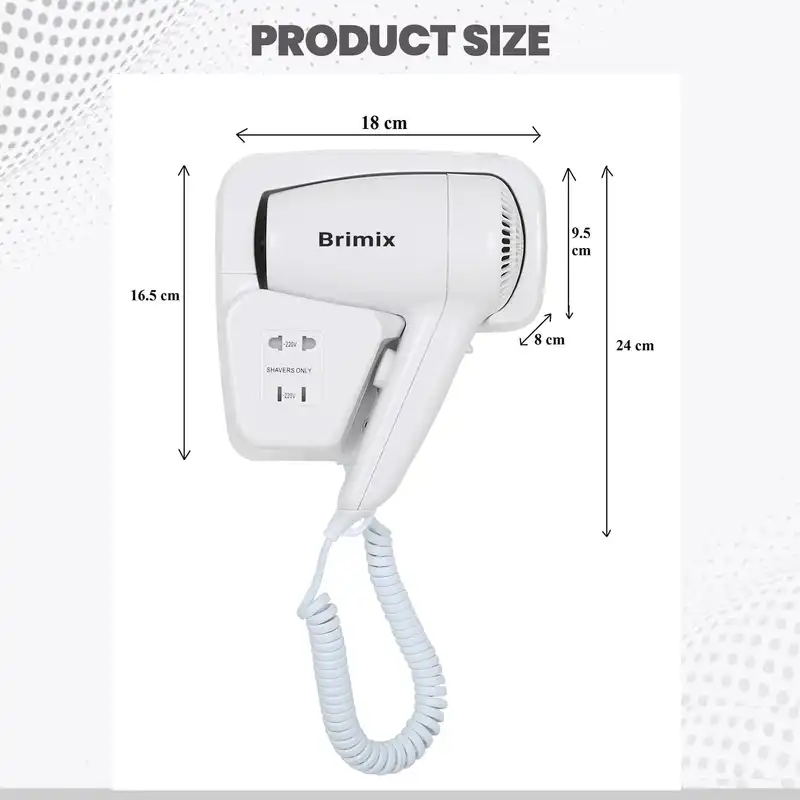 سشوار بریمیکس مدل دیواری 882