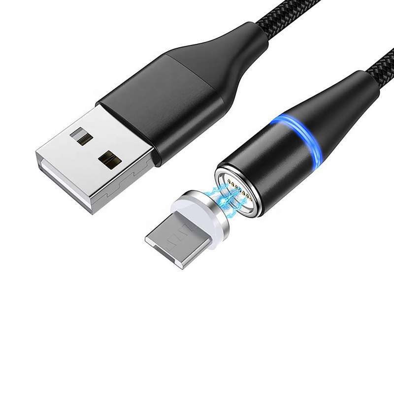 کابل تبدیل مغناطیسی USB به MicroUSB مدل A101M طول 1 متر