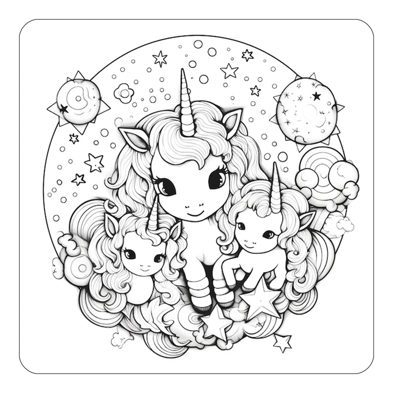 مگنت کاکتی طرح اسب تک شاخ و یونیکورن مدل mp29446