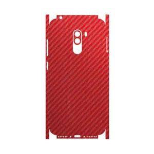 MAHOOT Red-Fiber-FullSkin Cover Sticker for Xiaomi Pocophone F1