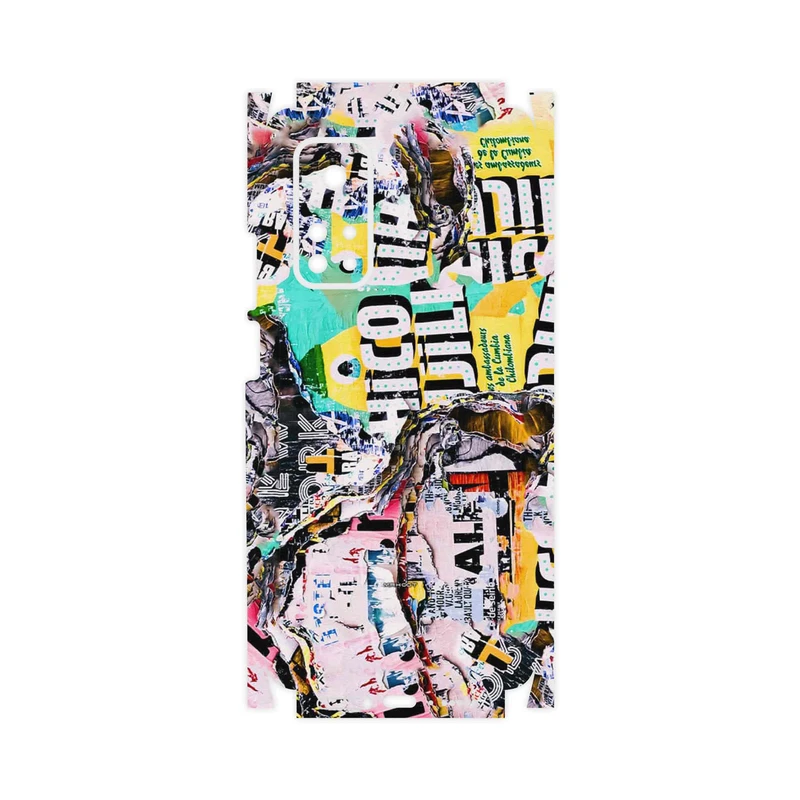 برچسب پوششی ماهوت مدل Collage of Teared Paper-FullSkin مناسب برای گوشی موبایل شیائومی Mi 10T 5G