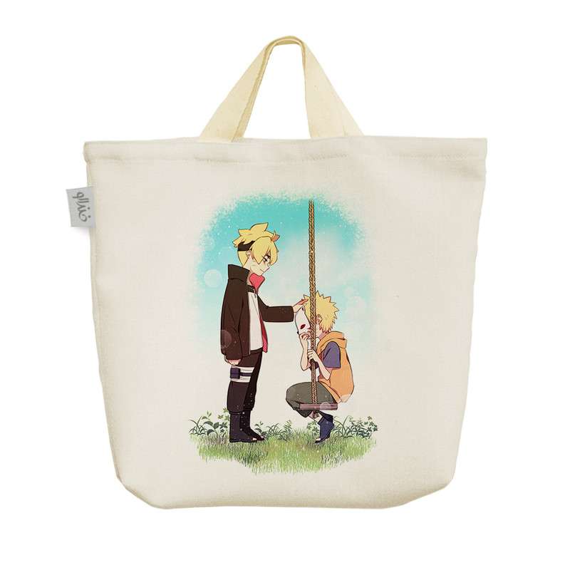 ساک خرید خندالو مدل ناروتو و بورتو انیمه بوروتو کد 1165