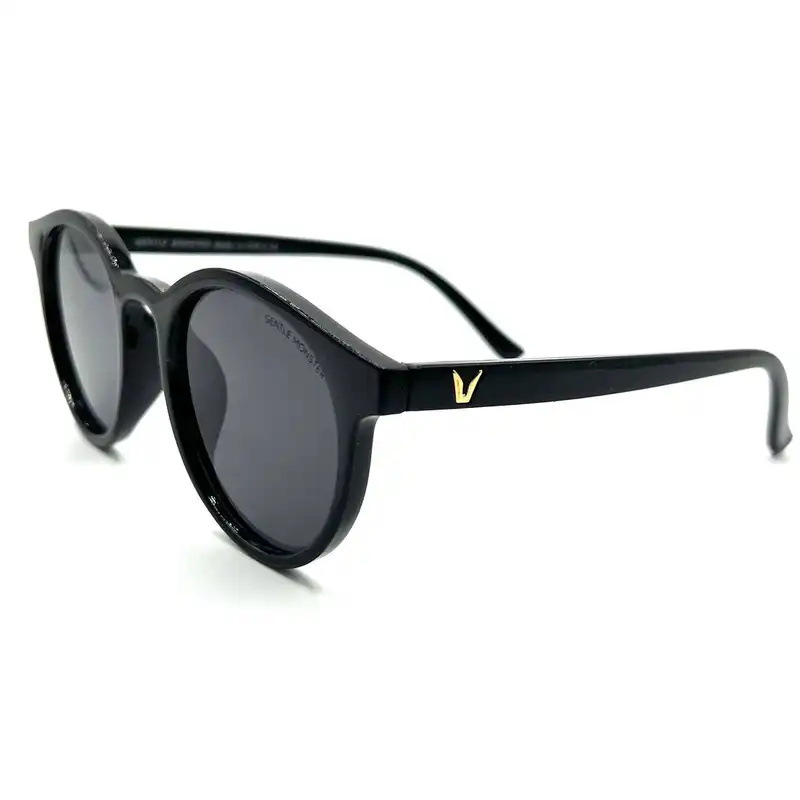 عینک آفتابی مدل گرد دسته کائوچو کد GNTL-PRC BLK