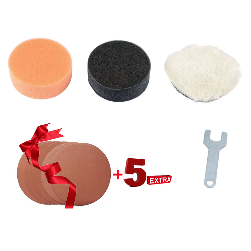 دستگاه سنباده زن و پولیش بادی پارکساید مدل PDAP 75A1 به همراه صفحه سنباده اضافه