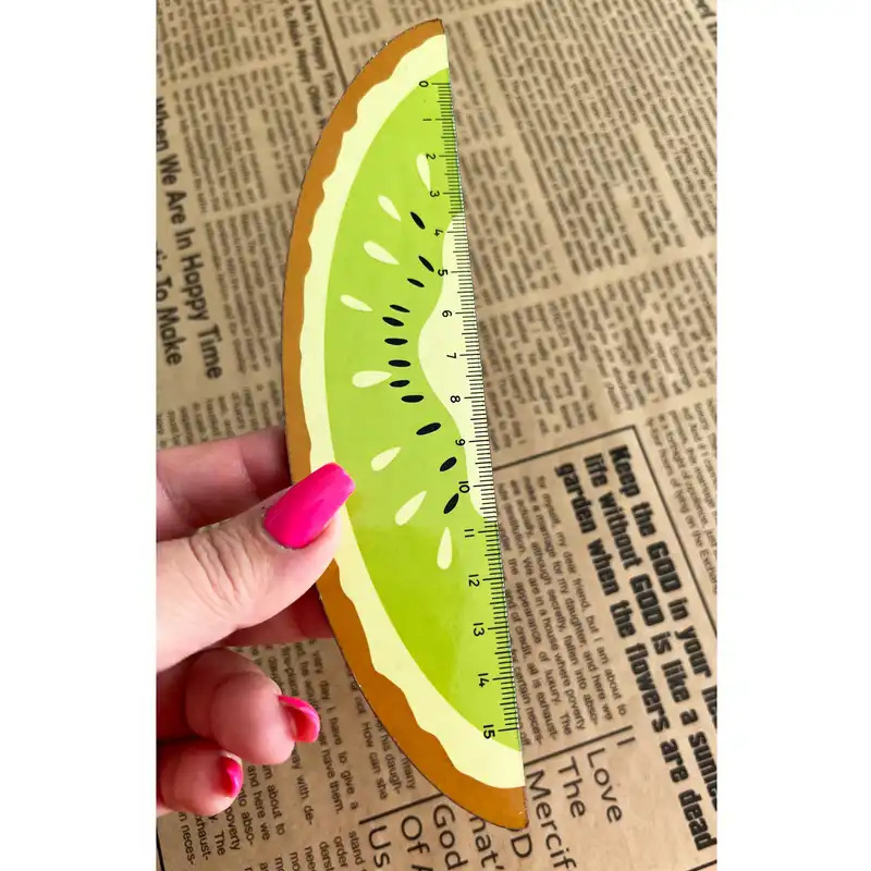 خط کش 15 سانتی متر طرح کیوی کد 5